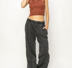 HYFVE Stitched Design Drawstring Sweatpants