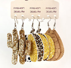 PU Earrings Set