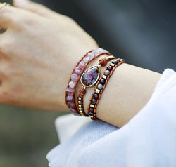 Natural Stone Layered Bracelet