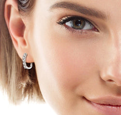 Moissanite 925 Sterling Silver Earrings