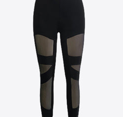 Spliced Mesh Leggings