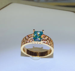 1 Carat Moissanite 925 Sterling Silver Ring