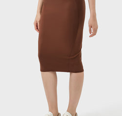 Slit Wrap Active Skirt