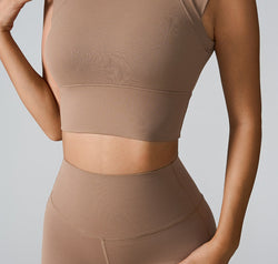 Mock Neck Active Tank