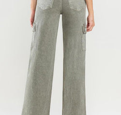 Vervet by Flying Monkey 90's Super High Rise Cargo Jeans