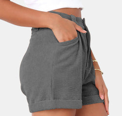 Full Size High Waist Shorts with Pockets