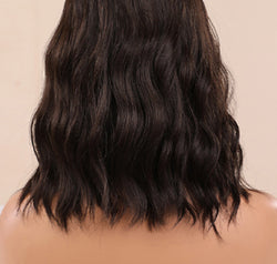 Natural Looking Synthetic Full Machine Bobo Wigs 12''