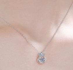Moissanite 925 Sterling Silver Necklace