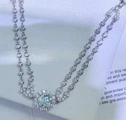 2 Carat Moissanite Double-Layered Bracelet