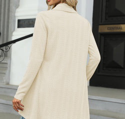 Open Front Long Sleeve Cardigan