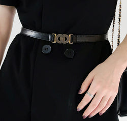 Alloy Buckle PU Belt
