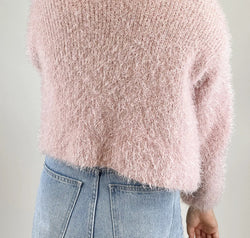 Tied Open Front Dropped Shoulder Cardigan