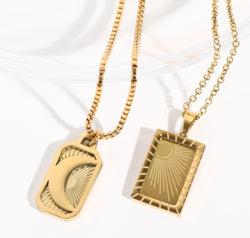 Stainless Steel 18K Gold-Plated Necklace