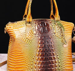 Gradient PU Leather Handbag