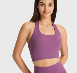 Breathable Halter Neck Sports Bra