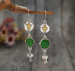 Alloy Asymmetric Earrings