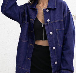 Buttoned Denim Jacket