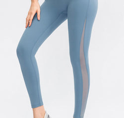 Wide Waistband Slim Fit Long Sports Pants