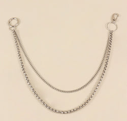Double-Layered Metal Chain Belt