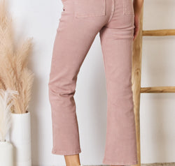 RISEN Full Size High Rise Ankle Flare Jeans