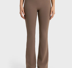 Wide Waistband Bootcut Sport Pants