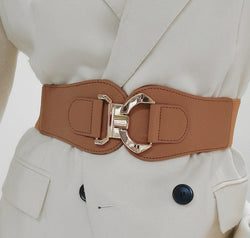 Alloy Buckle Elastic Belt