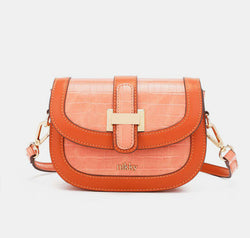 Nicole Lee USA Croc Embossed Crossbody Bag