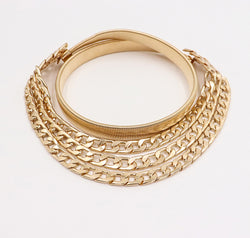 Metal Triple-Layered Chain Belt