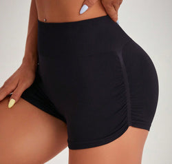 High Waist Active Shorts