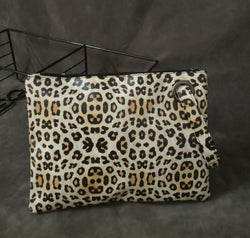 Leopard PU Leather Clutch