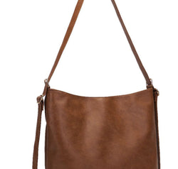 Large PU Leather Crossbody Bag