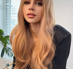 Natural Wave Full Machine Synthetic Wigs 26"