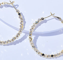 Alloy Hoop Earrings