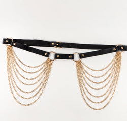 PU Belt with Chain