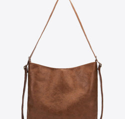 Large PU Leather Crossbody Bag