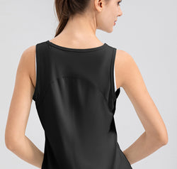 Wide Strap Round Neck Active Tank