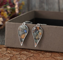 Natural Stone Dangle Earrings