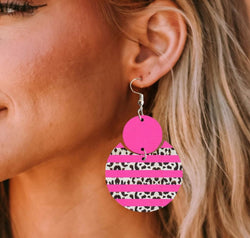 Xylem Leopard Dangle Earrings