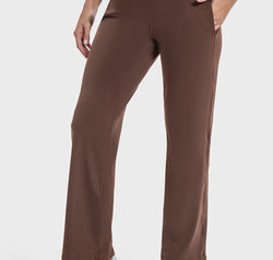 Pocketed High Waist Active Pants