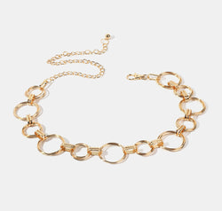Alloy Chain Circle Shape Belt