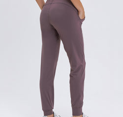 Double Take Tied Joggers with Pockets