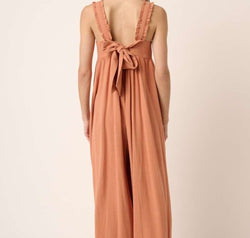 Mittoshop Sleeveless Wide Leg Jumpsuit