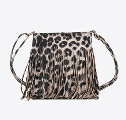 Adored PU Leather Crossbody Bag with Fringe