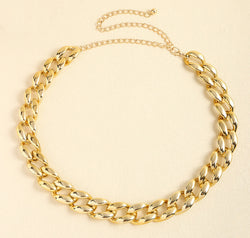 1" Width Acrylic Curb Chain Belt