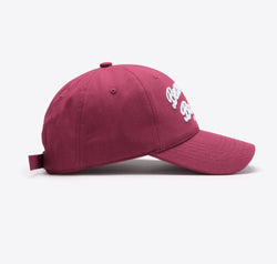 Embroidered Graphic Adjustable Baseball Cap