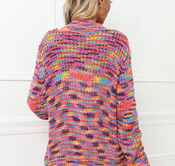 V-Neck Long Sleeve Cardigan