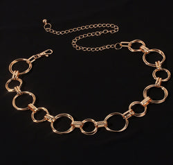 Alloy Chain Circle Shape Belt