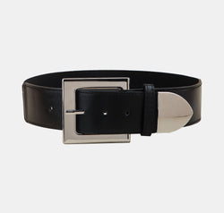 Zinc Alloy Buckle PU Leather Belt