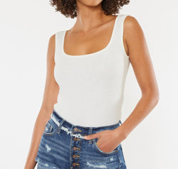 Kancan Distressed Button Fly Denim Shorts