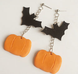 Halloween Theme Dangle Earrings